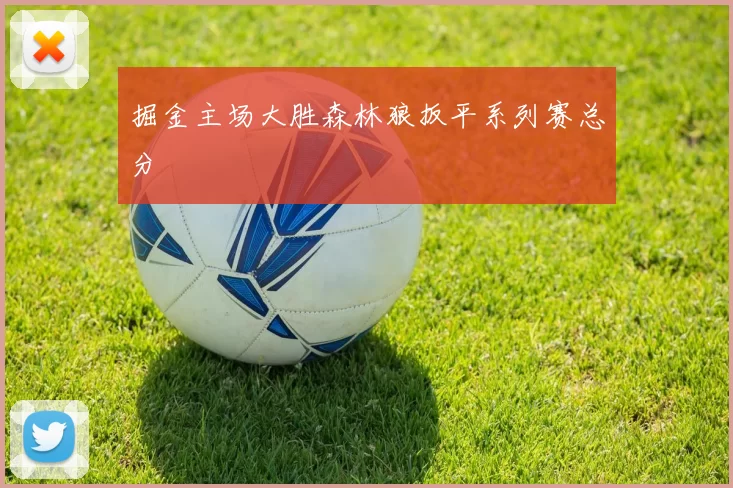 掘金主场大胜森林狼扳平系列赛总分
