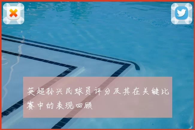 英超孙兴民球员评分及其在关键比赛中的表现回顾