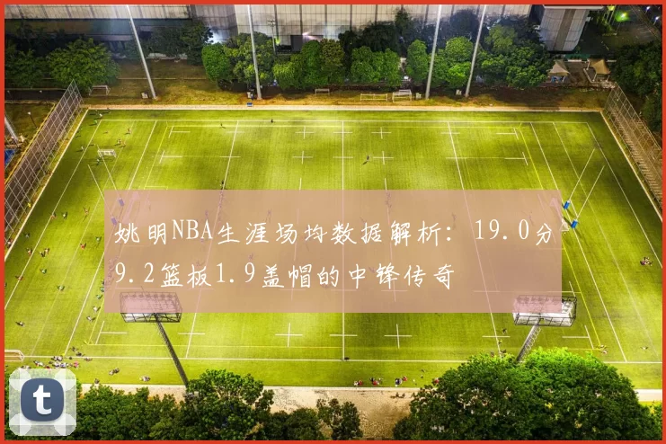 姚明NBA生涯场均数据解析：19.0分9.2篮板1.9盖帽的中锋传奇